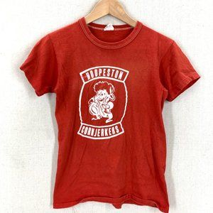 Vintage 1960’s Cotton Hoopeston Cornjerkers High School T-Shirt | Size XS